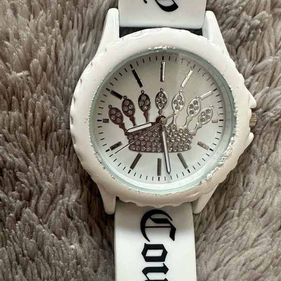 Juicy Couture White Crown Watch